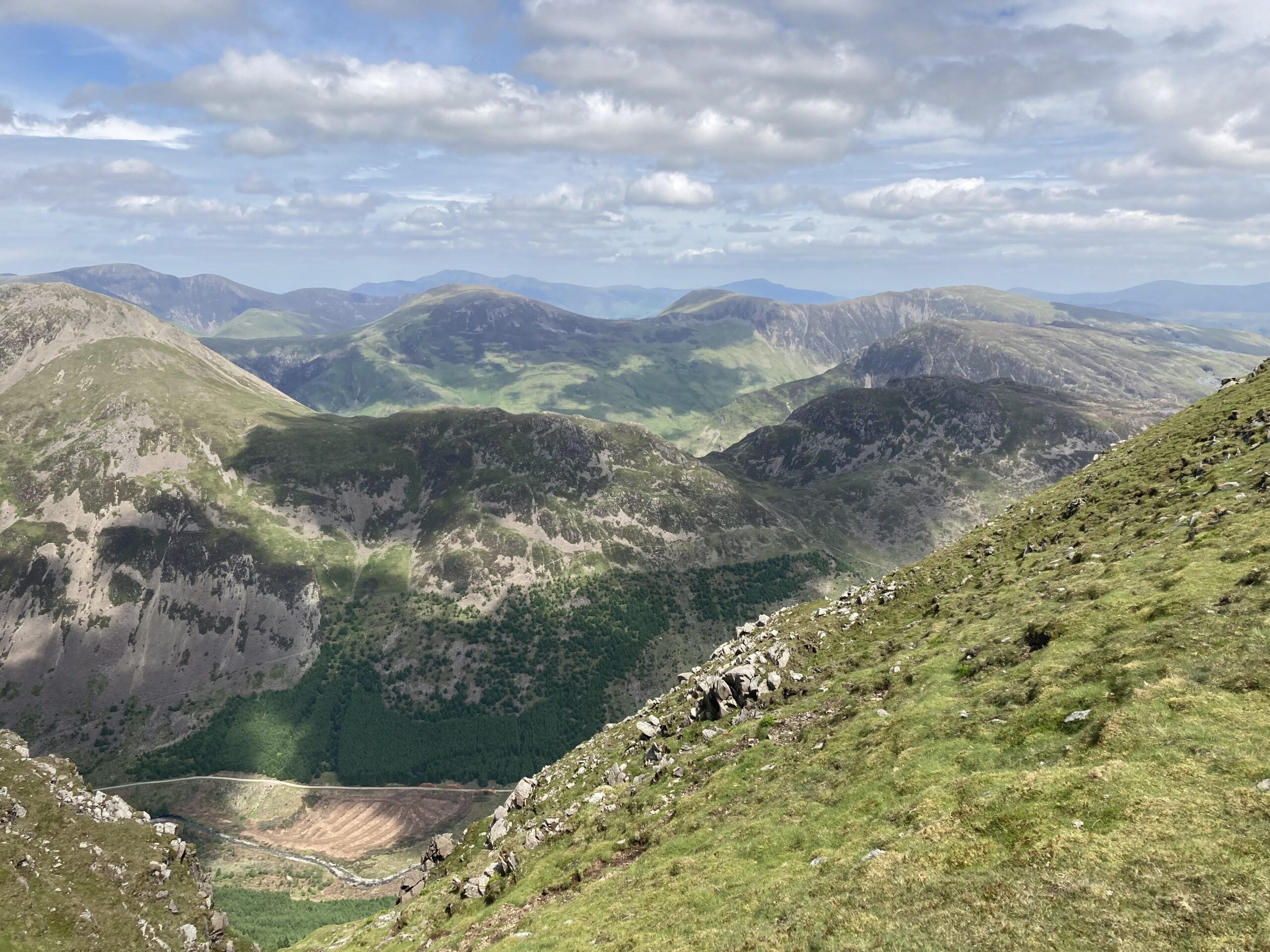 The fells of the Lake District National Park